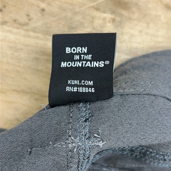 Kuhl Womens Size 8R Grey Zip Thigh Pocket Outdoor Adventure Pants Stretch - Picture 10 of 15